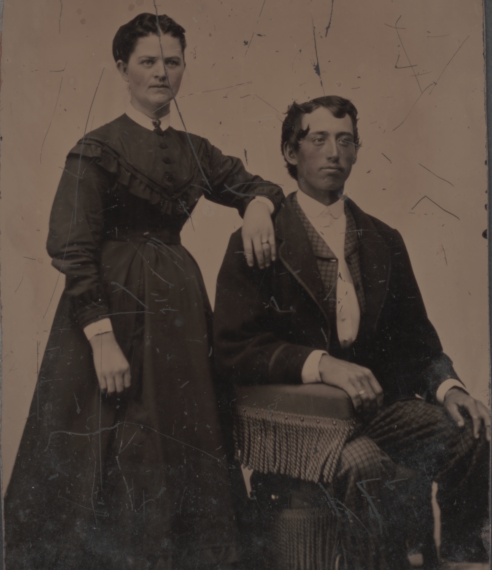 Collection of scanned images of tintype